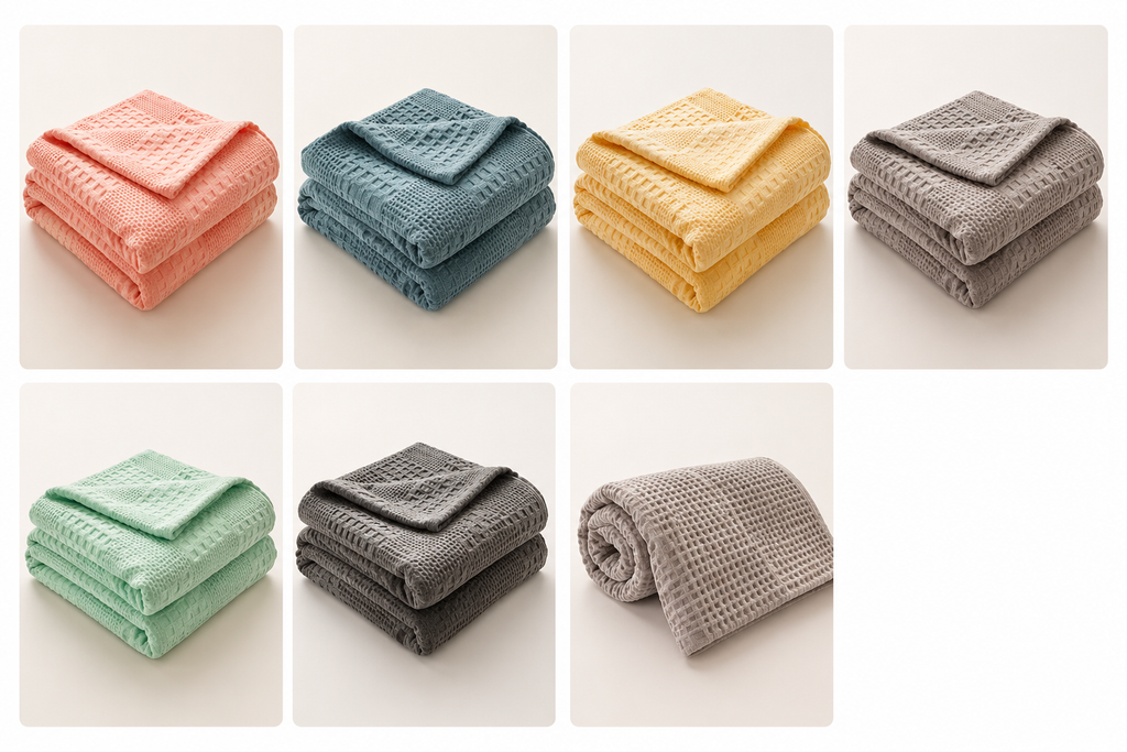100% Cotton Throw Blanket