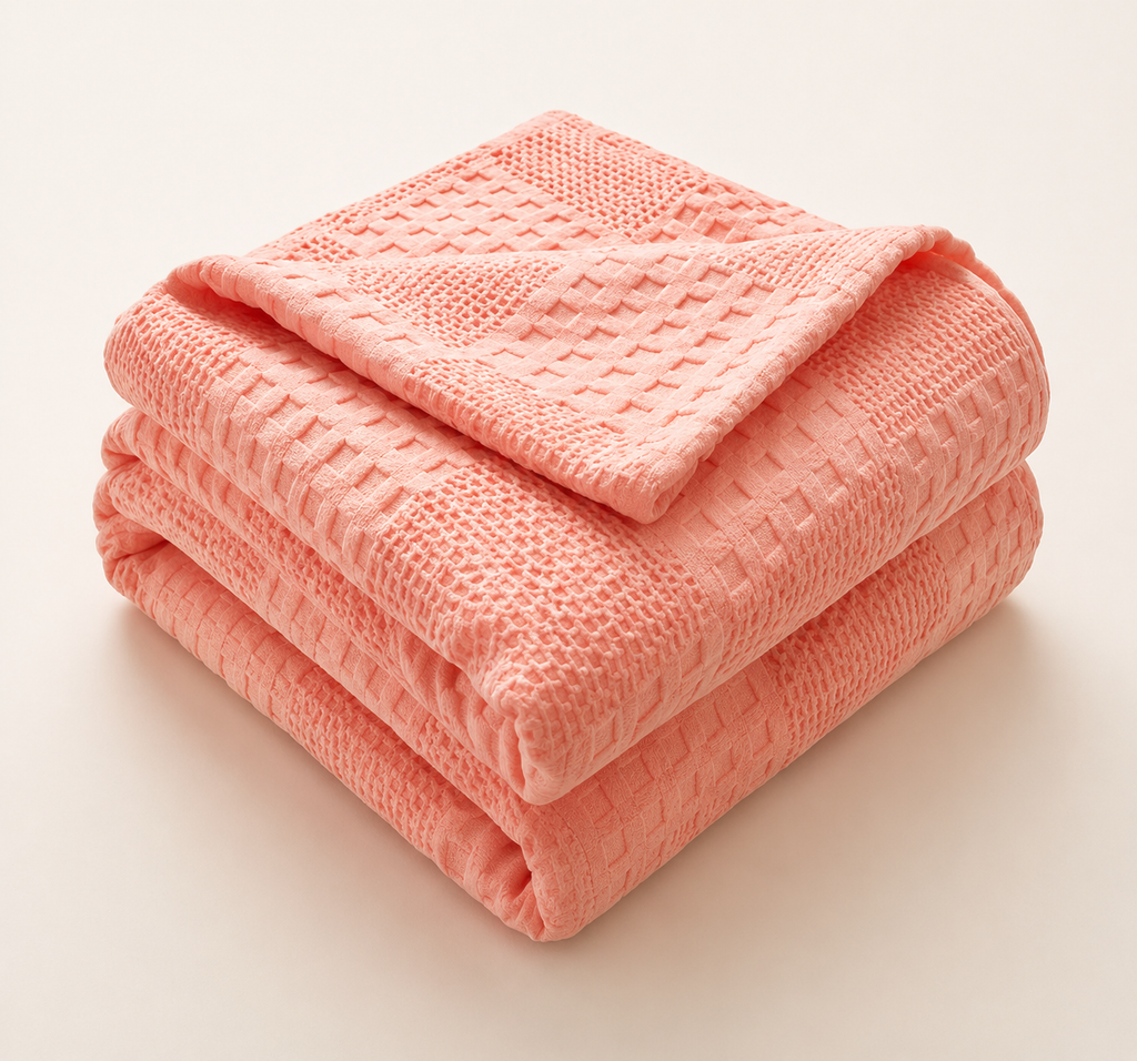100% Cotton Throw Blanket