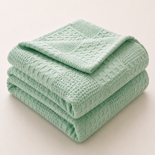 100% Cotton Throw Blanket