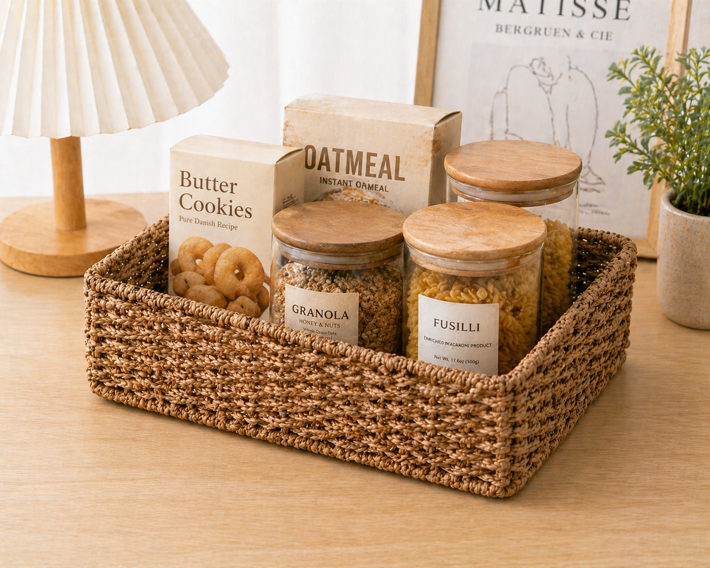 Woven Seagrass Basket
