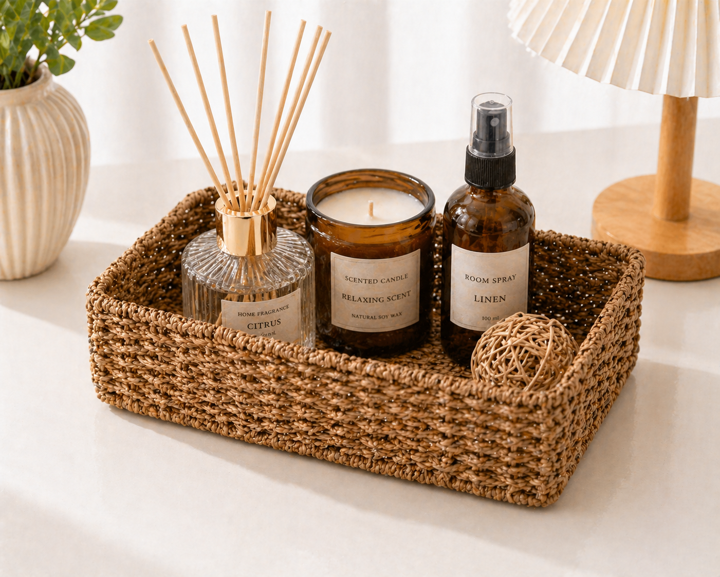 Woven Seagrass Basket