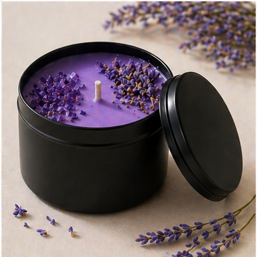 Dried Floral Scented Candles