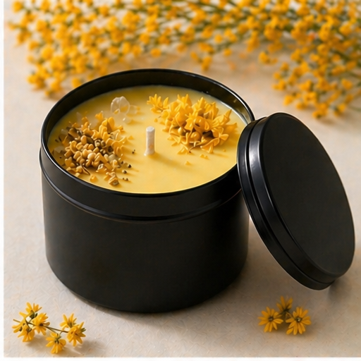 Dried Floral Scented Candles